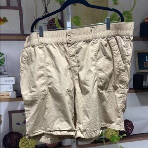 Women's Tan Casual Shorts